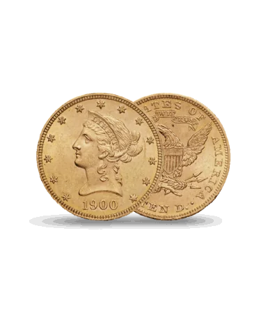 Moneda de diez dólares estadounidenses de oro disponible en VIRTU LUXURY