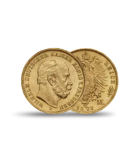Moneda de 20 Reich Mark Alemanes ORO disponible en VIRTU LUXURY