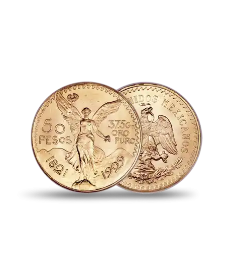 Moneda de 50 Pesos Mexicanos CENTENARIO de oro disponible en VIRTU LUXURY