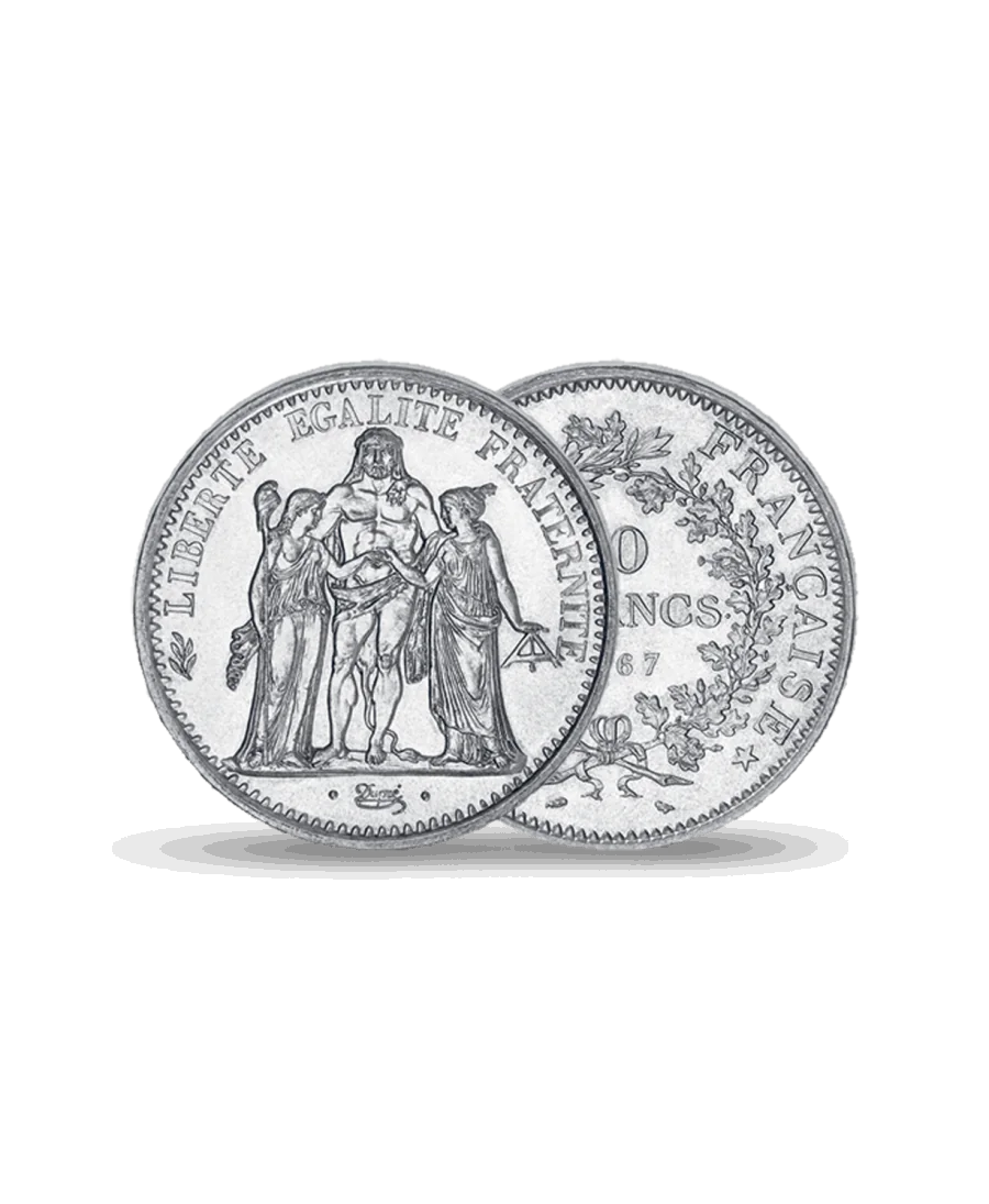 Pièce de 10 francs HERCULE Argent disponible chez VIRTU LUXURY Pièce de 10 francs HERCULE Argent disponible chez VIRTU LUXURY