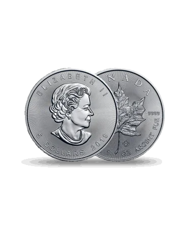 Moneda MAPLE LEAF Plata disponible en VIRTU LUXURY