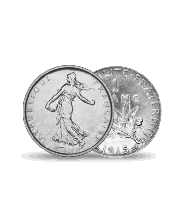 Moneda de 1 franco SEMEUSE Plata disponible en VIRTU LUXURY