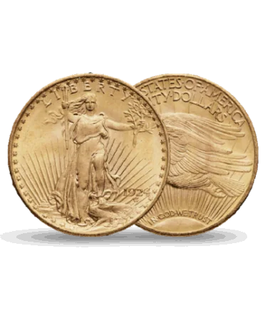 Moneda de veinte dólares double eagle americanos de oro disponible en VIRTU LUXURY