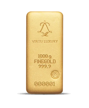 Lingote de ORO de 1 Kg de oro puro 24K disponible en venta en VIRTU LUXURY