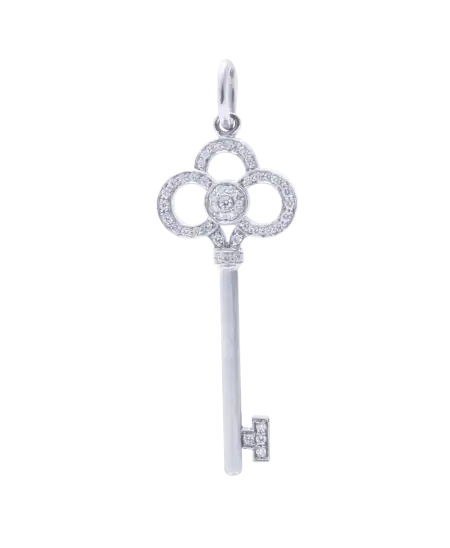 Colgante Llave Corona GM de la prestigiosa marca TIFFANY & CO. Disponible en VIRTU LUXURY.