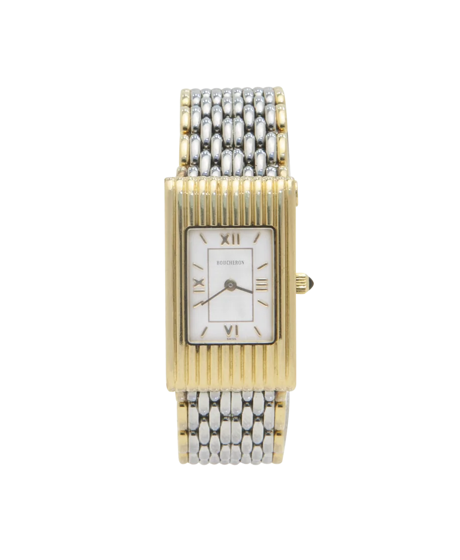Reloj de pulsera REFLET 18K MEDIUM de la casa relojera BOUCHERON. VIRTU LUXURY.