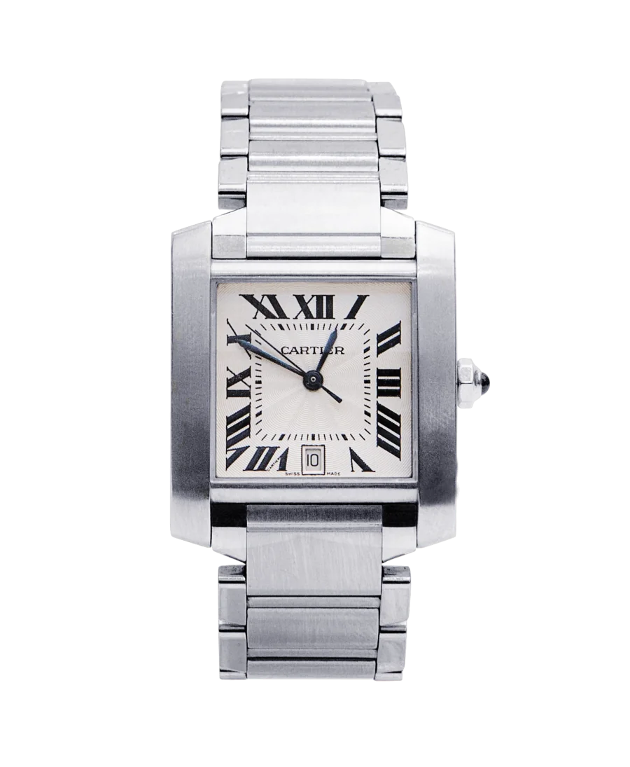 Reloj de Pulsera TANK Française Fecha de la casa de lujo Cartier. Disponible en VIRTU LUXURY. Reloj de Pulsera TANK Française Fecha de la casa de lujo Cartier. Disponible en VIRTU LUXURY.