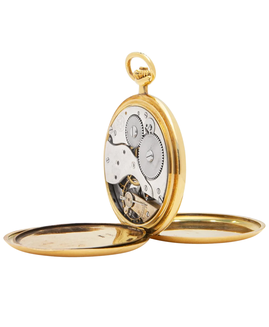 Reloj de bolsillo en oro amarillo de 18 quilates. Disponible en VIRTU LUXURY. Reloj de bolsillo en oro amarillo de 18 quilates. Disponible en VIRTU LUXURY.