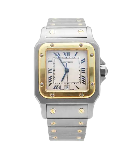 Reloj Santos Galbée de la casa relojera CARTIER. Disponible en VIRTU LUXURY.