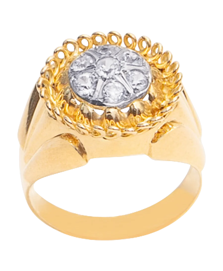 Este anillo LUEUR es un anillo deslumbrante gracias a sus diamantes.