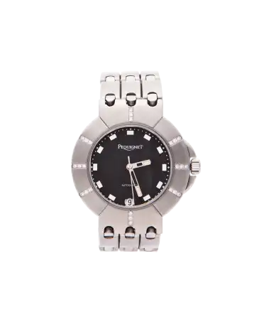 Reloj de lujo en acero y diamantes naturales. Disponible en RELOJERÍA en VIRTU LUXURY