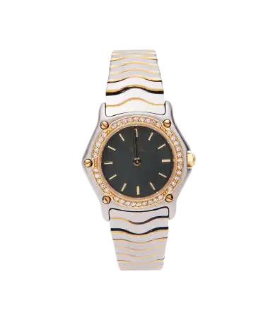 Reloj Ebel - diamantes - Oro y Acero - flexible - wave - cuarzo - disponible en RELOJERÍA en VIRTU LUXURY