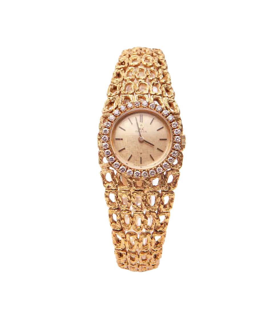 Reloj Omega - Oro macizo - Reloj de pulsera - esfera sin números - relojería - modelo ULTRA RARO