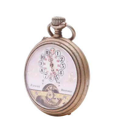 Reloj de bolsillo Hebdomas 8 Días de la marca de relojería BREGUET. Disponible en VIRTU LUXURY.