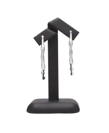 Pendientes - Gucci - plata - mujer - bambú - cierre de presión - disponible en VIRTU LUXURY