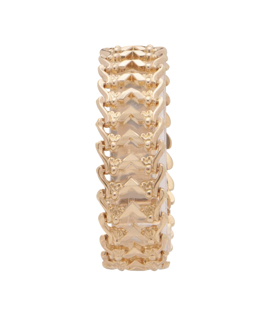 Pulsera de Oro amarillo de 18 Quilates Le Classic. Disponible en VIRTU LUXURY.
