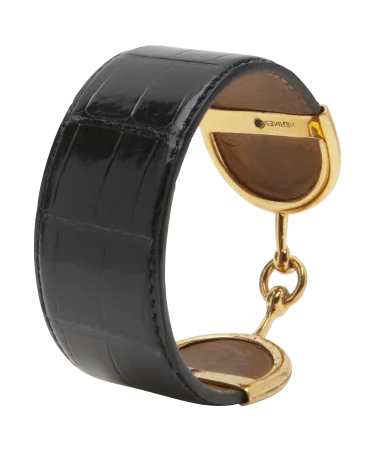 Brazalete Vintage de la marca de lujo Hermès. Disponible en VIRTU LUXURY.