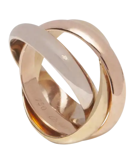 ANILLO TRINITY 3 OROS T60 | CARTIER