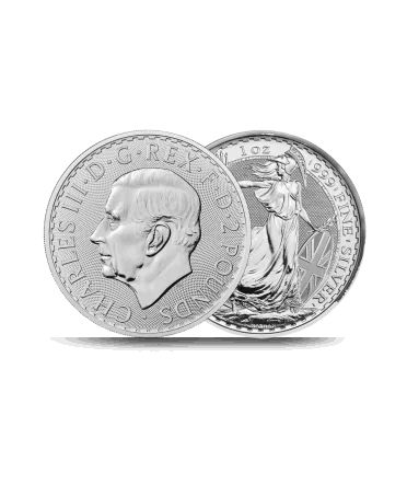Moneda BRITANNIA Carlos III de Plata disponible en VIRTU LUXURY