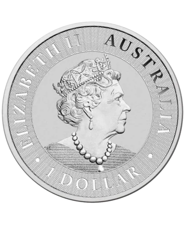 anverso de la Moneda CANGURO de plata en VIRTU LUXURY