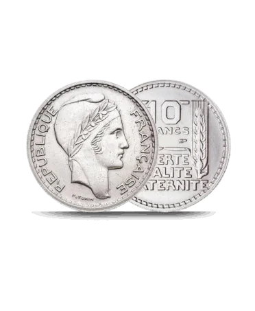 recompra compra venta moneda de 10 Francos TURIN PLATA disponible en VIRTU LUXURY
