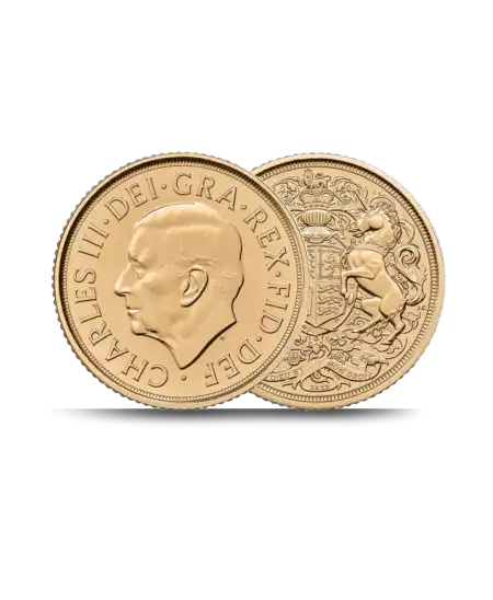Anverso y reverso de la moneda SOBERANO CARLOS III disponible en VIRTU LUXURY