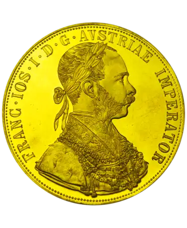 Avers de LA QUATRE 4 DUCATS AUTRICHIENS disponible chez VIRTU LUXURY